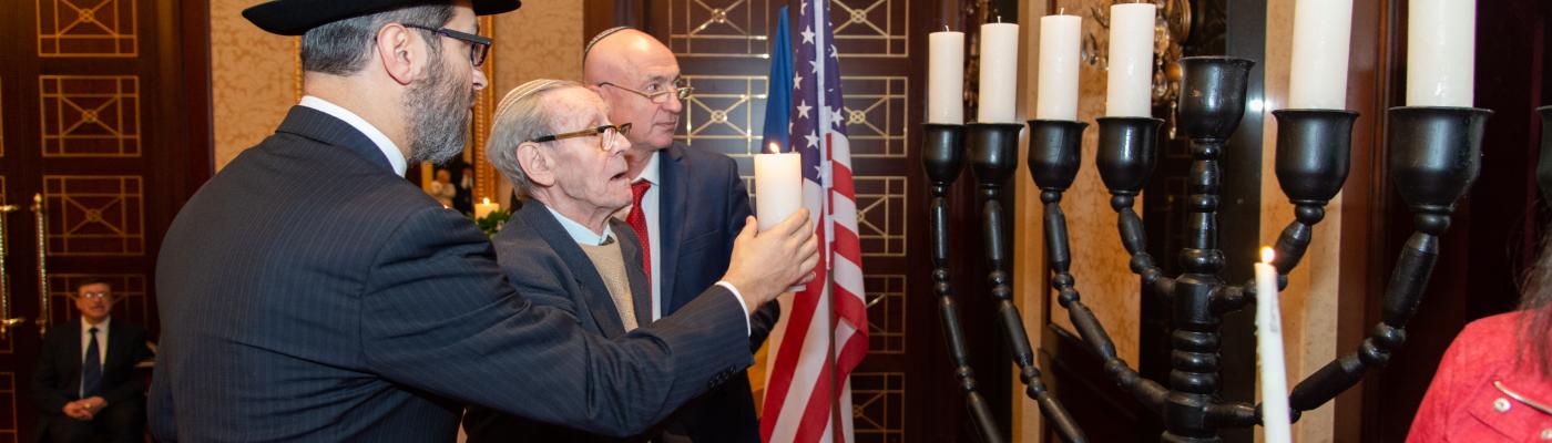 ЄКУ урочисто відзначила Хануку разом з Федерацією єврейських громад України