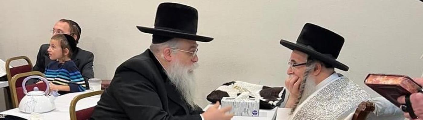 Jacob Dov Bleich met with the Forshey Rebbe of New York Rabbi Rotenberg