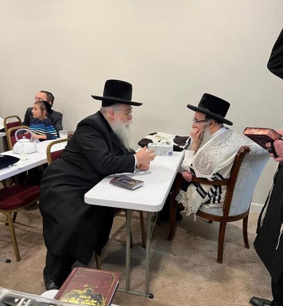 Jacob Dov Bleich met with the Forshey Rebbe of New York Rabbi Rotenberg