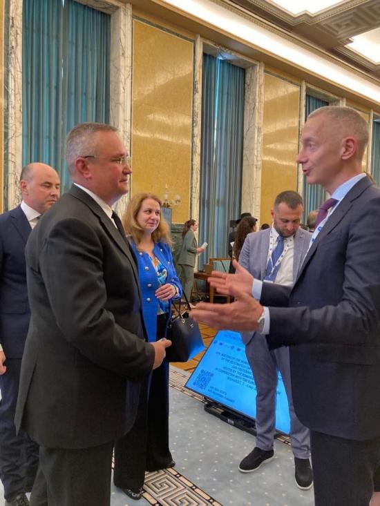 Під час саміту Єврокомісії в Бухаресті Борис Ложкін подякував прем'єр-міністру Румунії Ніколає Чуке за допомогу Україні