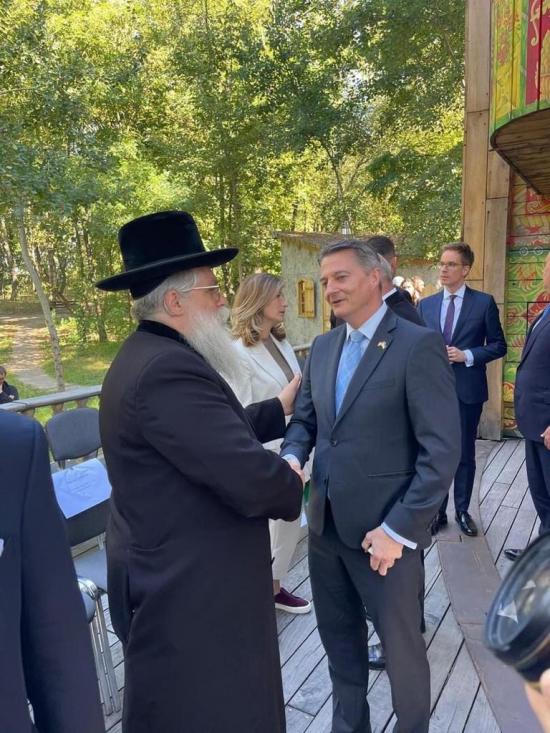 Головний рабин Києва та України Яків Дов Блайх зустрівся з в.о. заступника начальника місії США в Україні